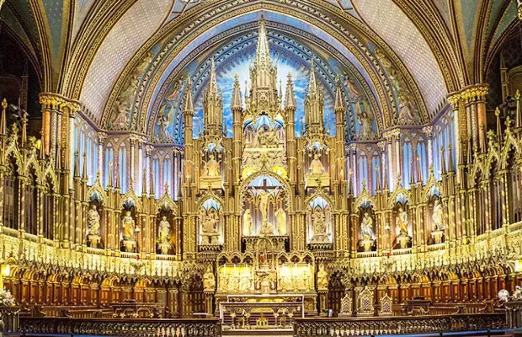 1. Notre-Dame Basilica of Montreal