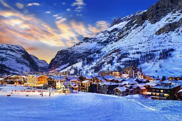 Brits go to ski
