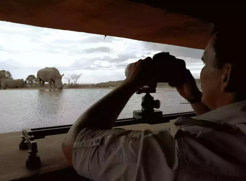 Underground hide-out in Safari Lodge