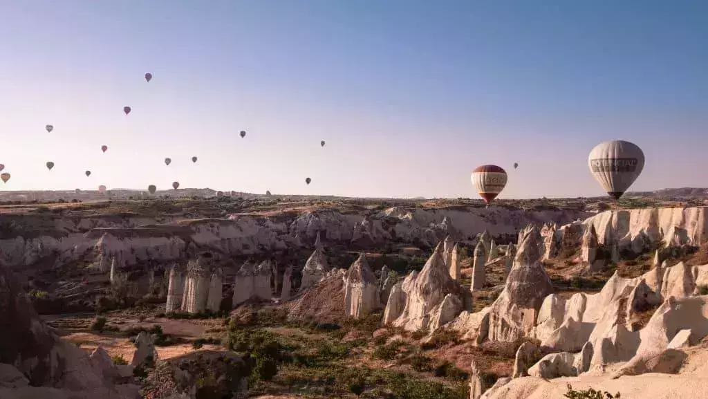 romantic hot air balloon