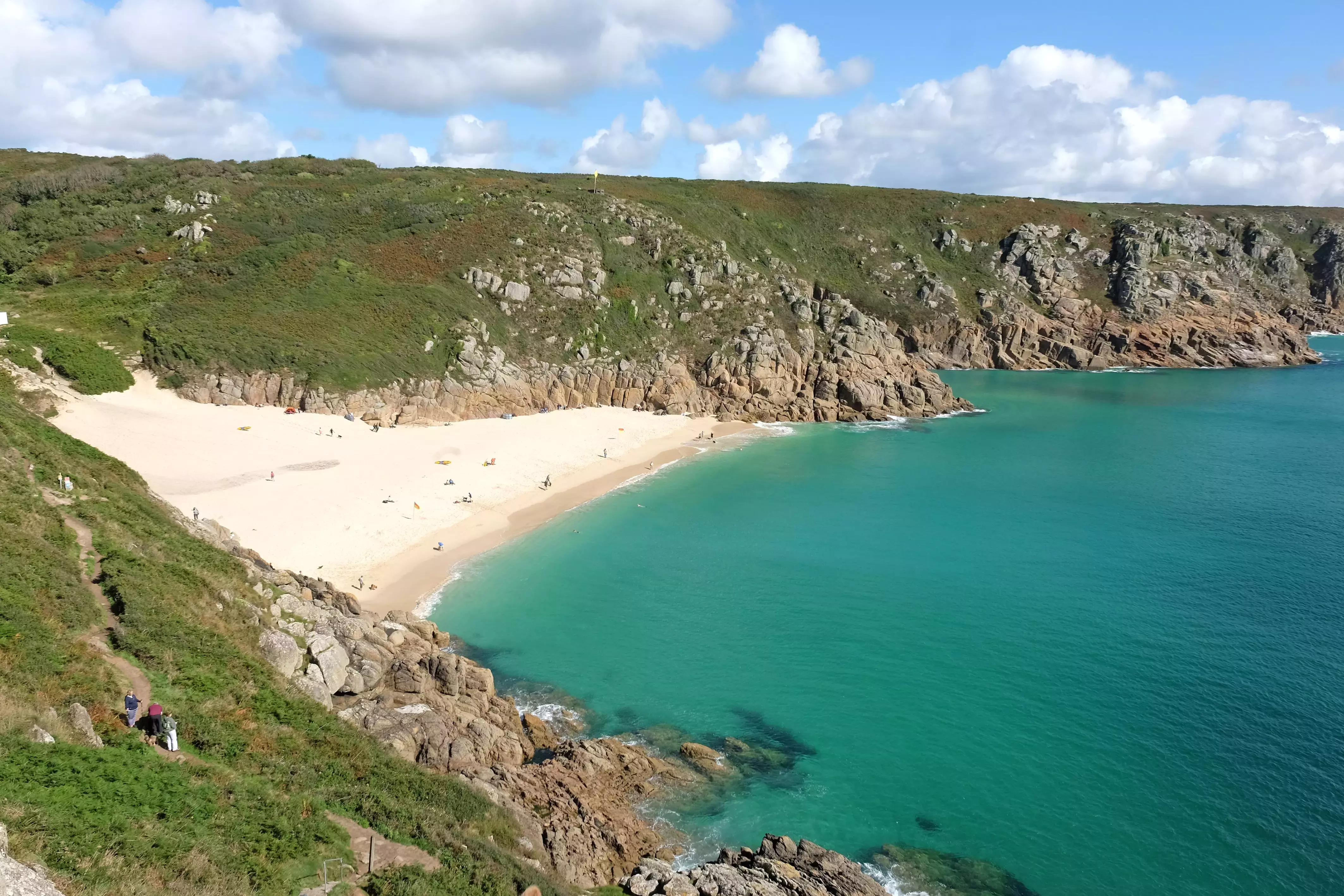 Historic and secluded, Porthcurno Beach is one of Cornwall's finest.