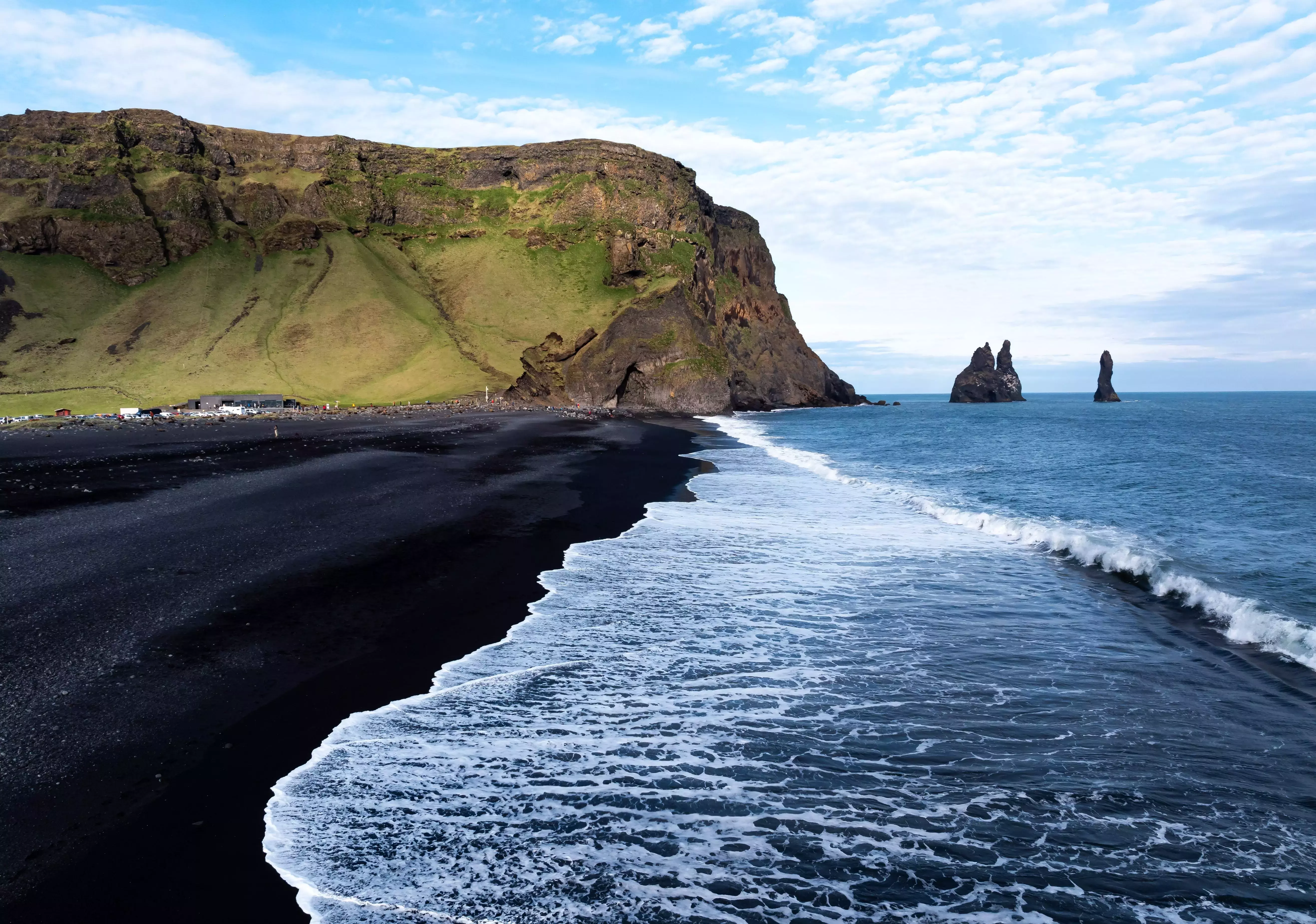 Reynisfjara Beach is one of the best in Iceland in northern Europe as a whole.