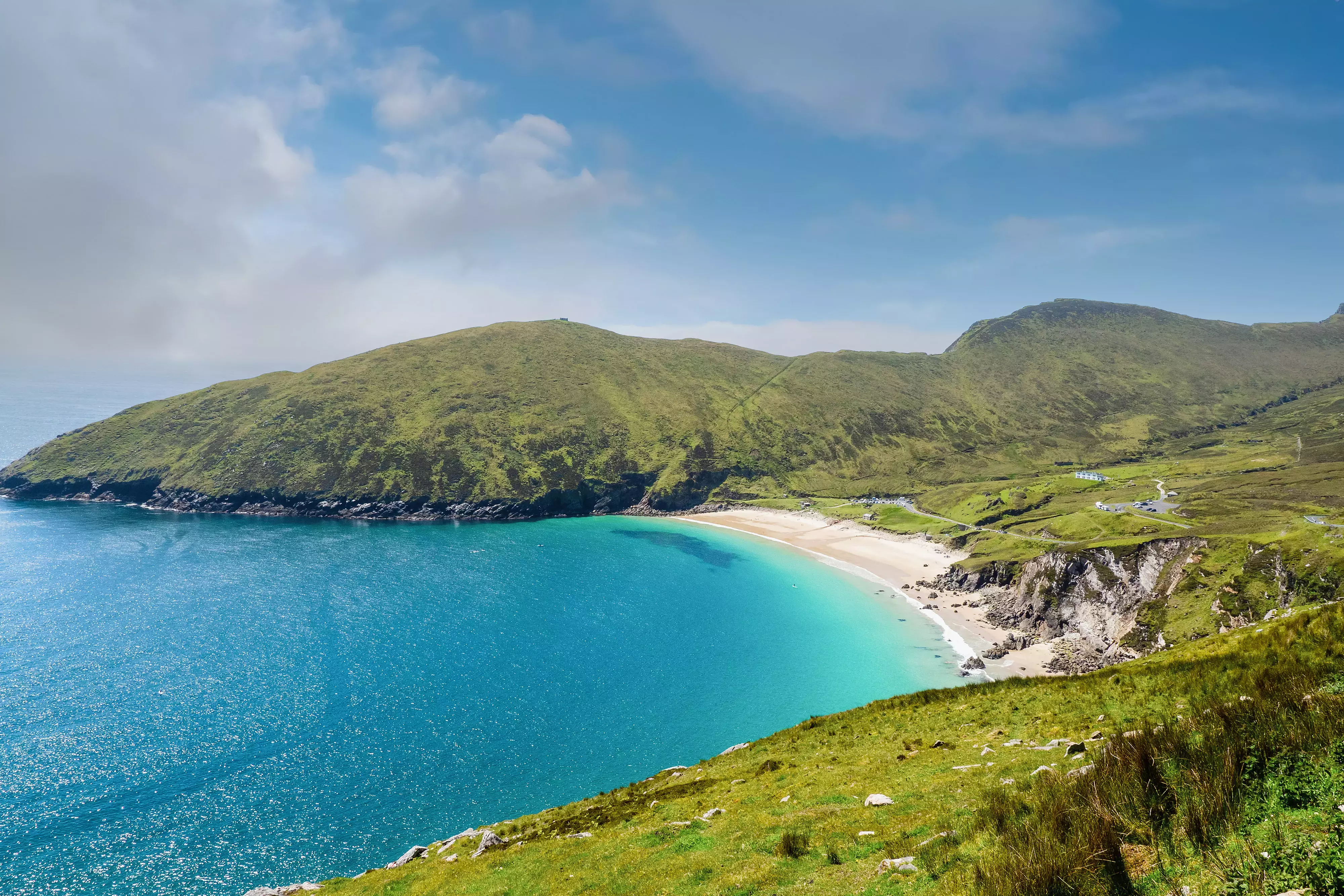 Keem Beach is one of the best in Ireland.