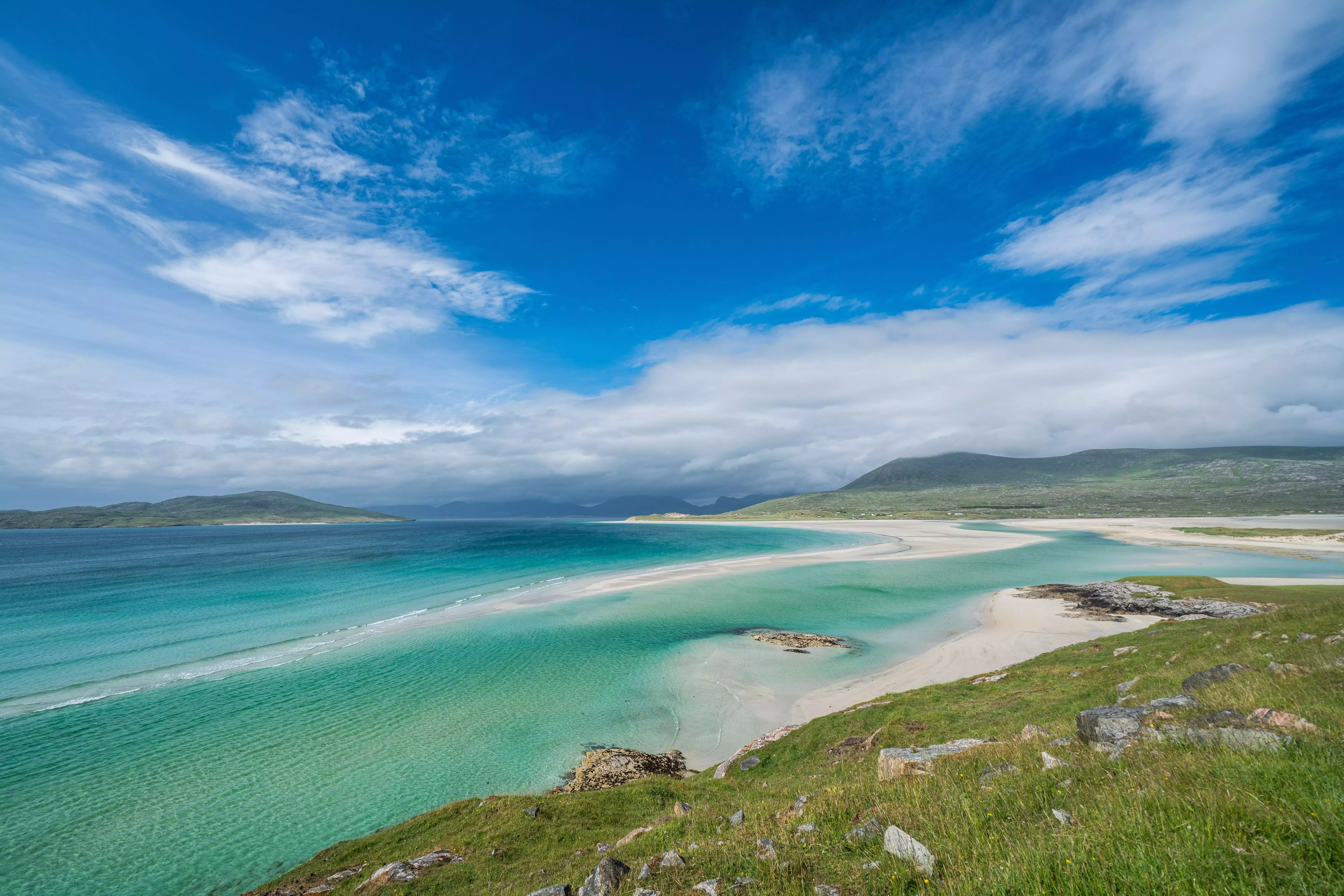 A stunning Scottish beach on the Isle of Harris.