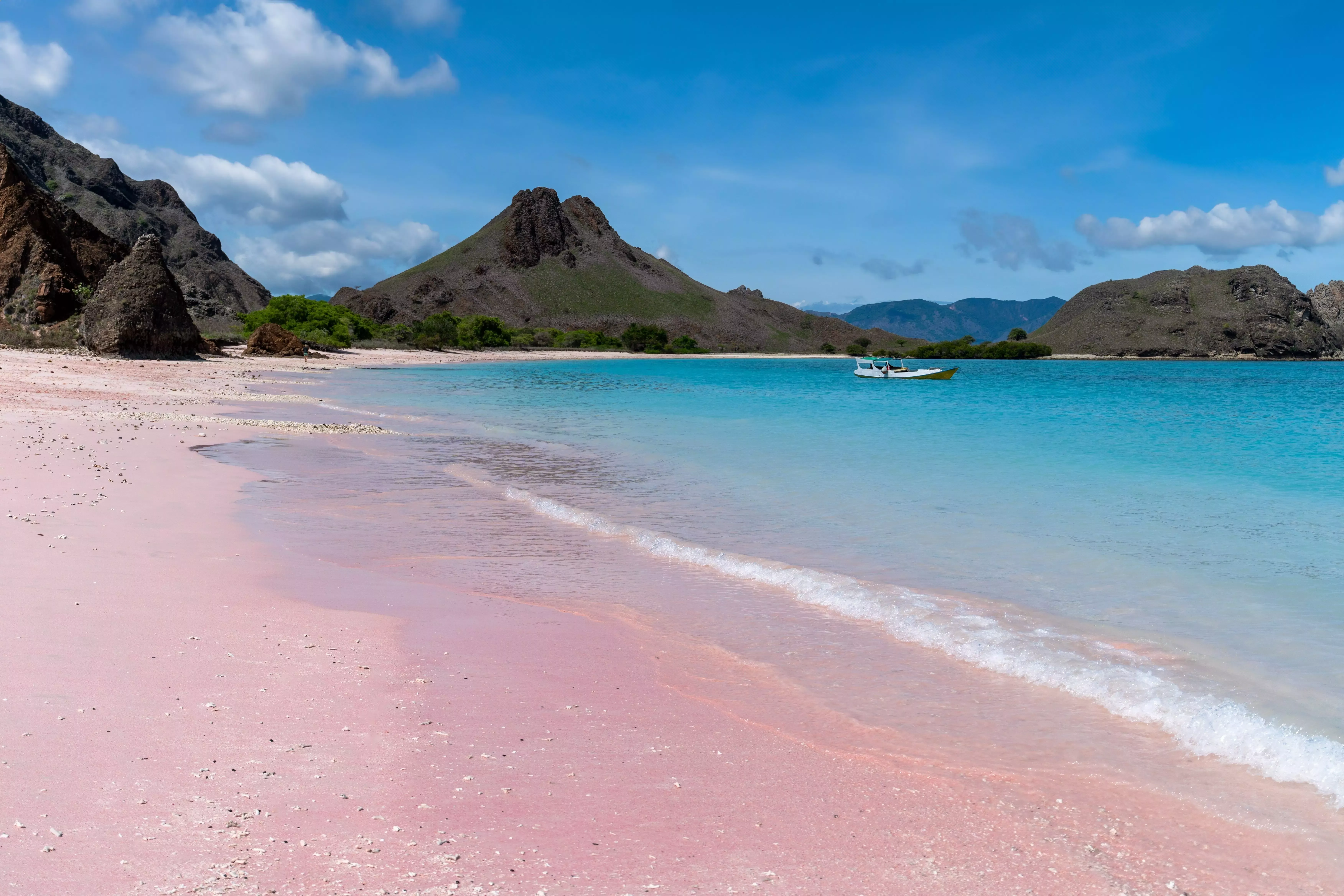Pink Beach is one of the most unique beaches in the world.