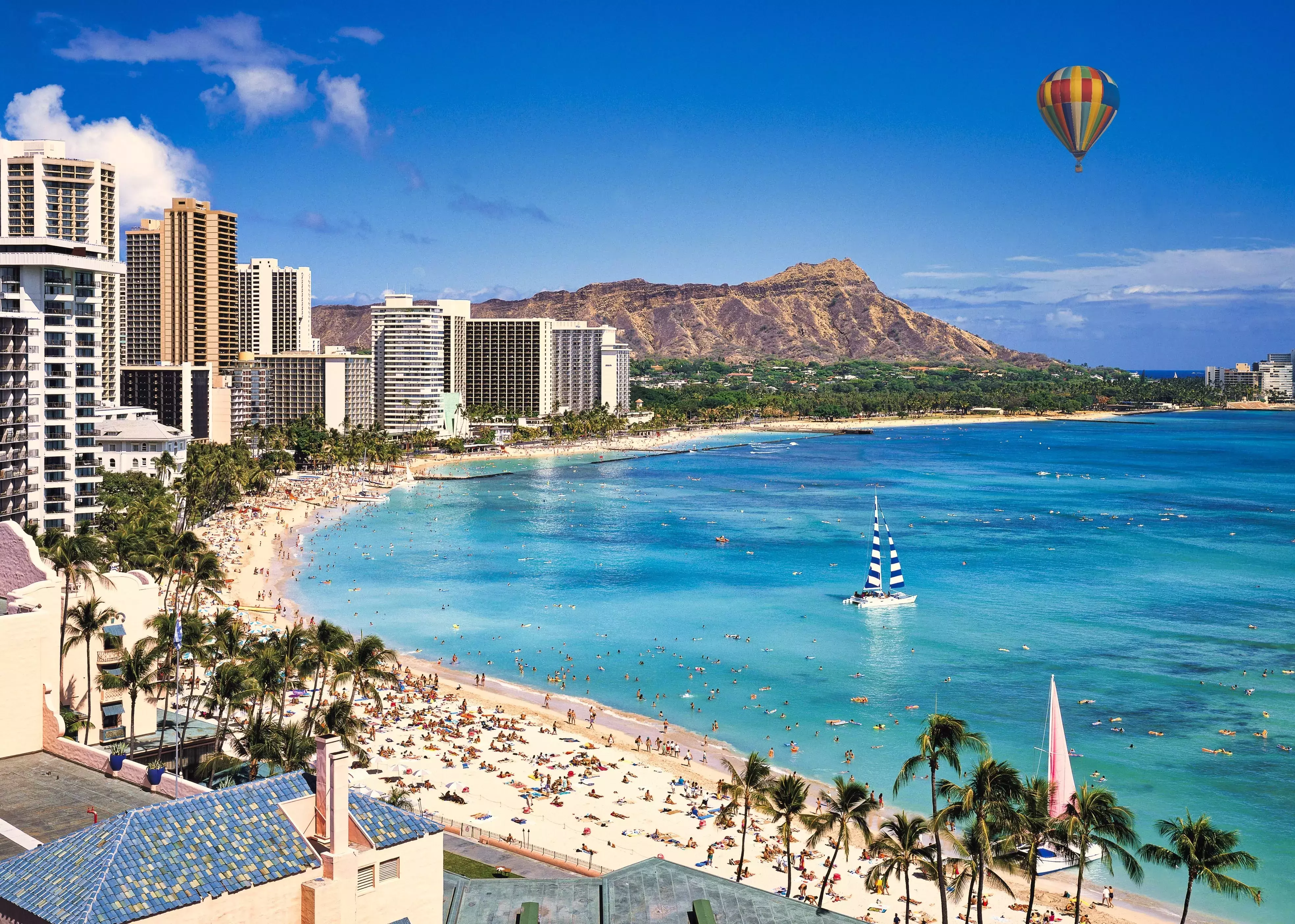 Waikiki Beach is one of the most recognisable in the world.