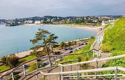 Torquay beach view