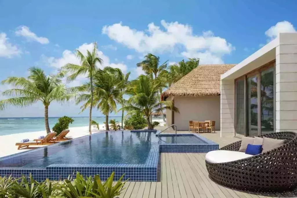 Overwater Villa in Waldorf Astoria Maldives