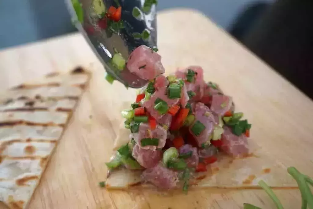 15 Minute Tuna Tartare recipe