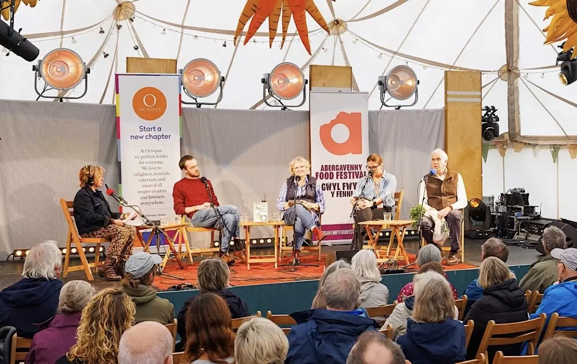 Talks, demos and more at Abergavenny Food Festival, Wales.