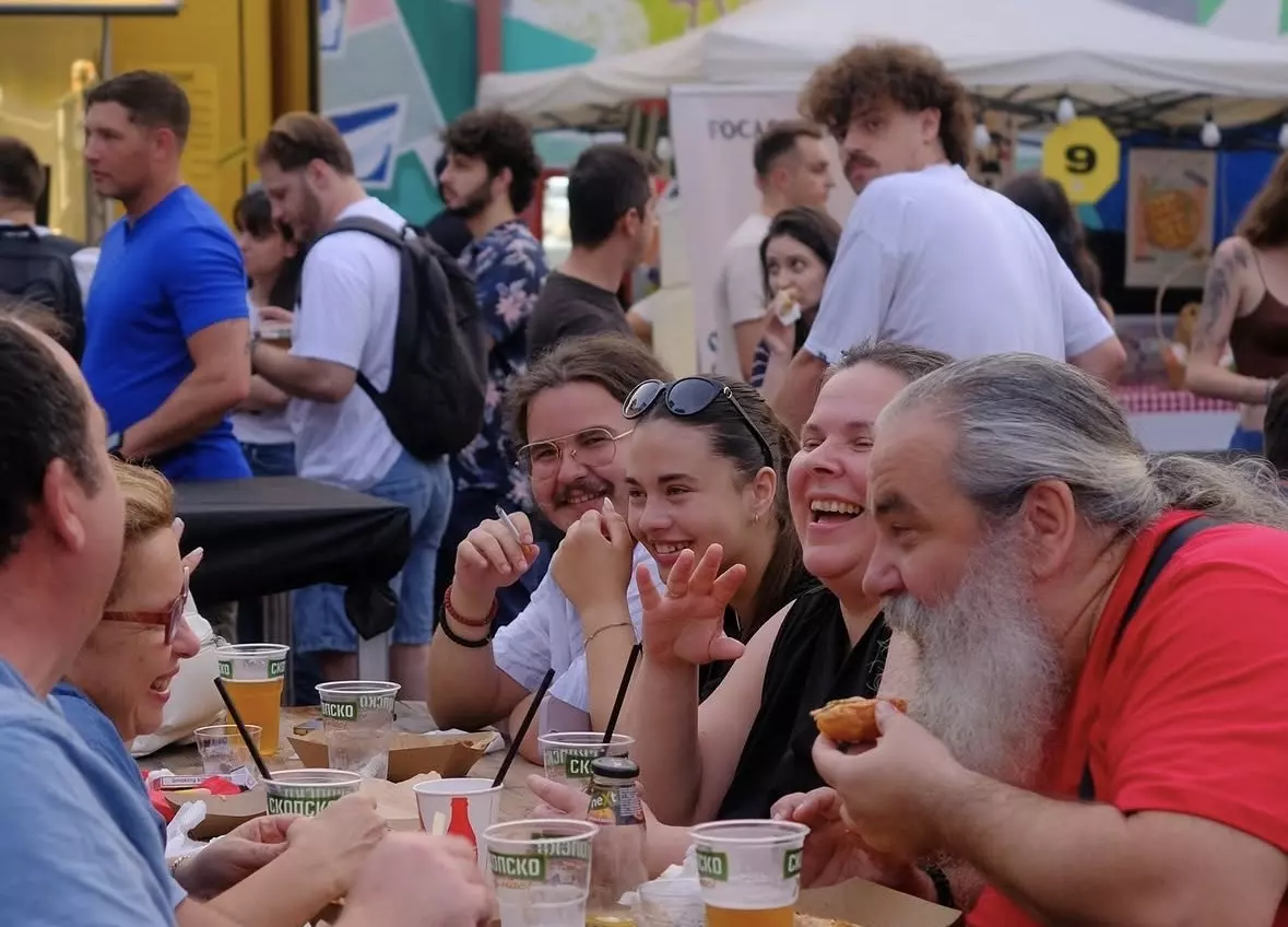 Skopje Street Food Festival, North Macedonia.
