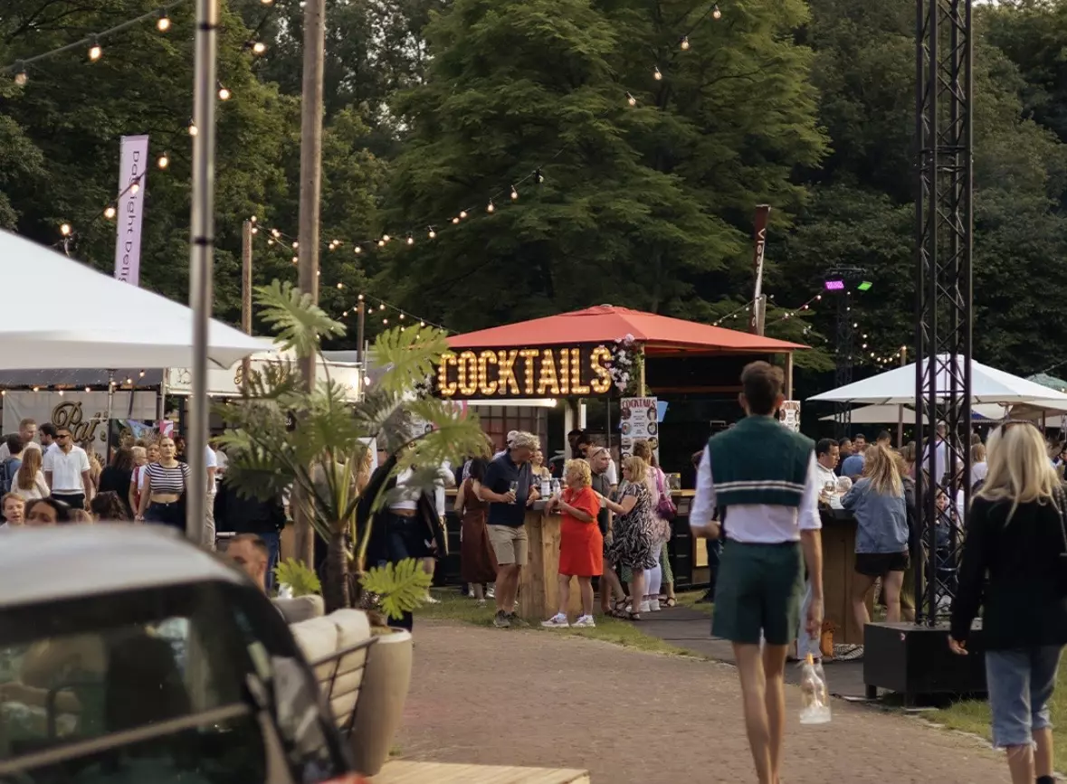 Incredible street food at Bite of Amsterdam, Netherlands.