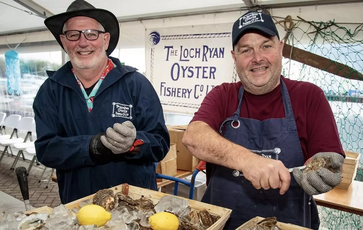 Stranraer's world-famous oyster festival.