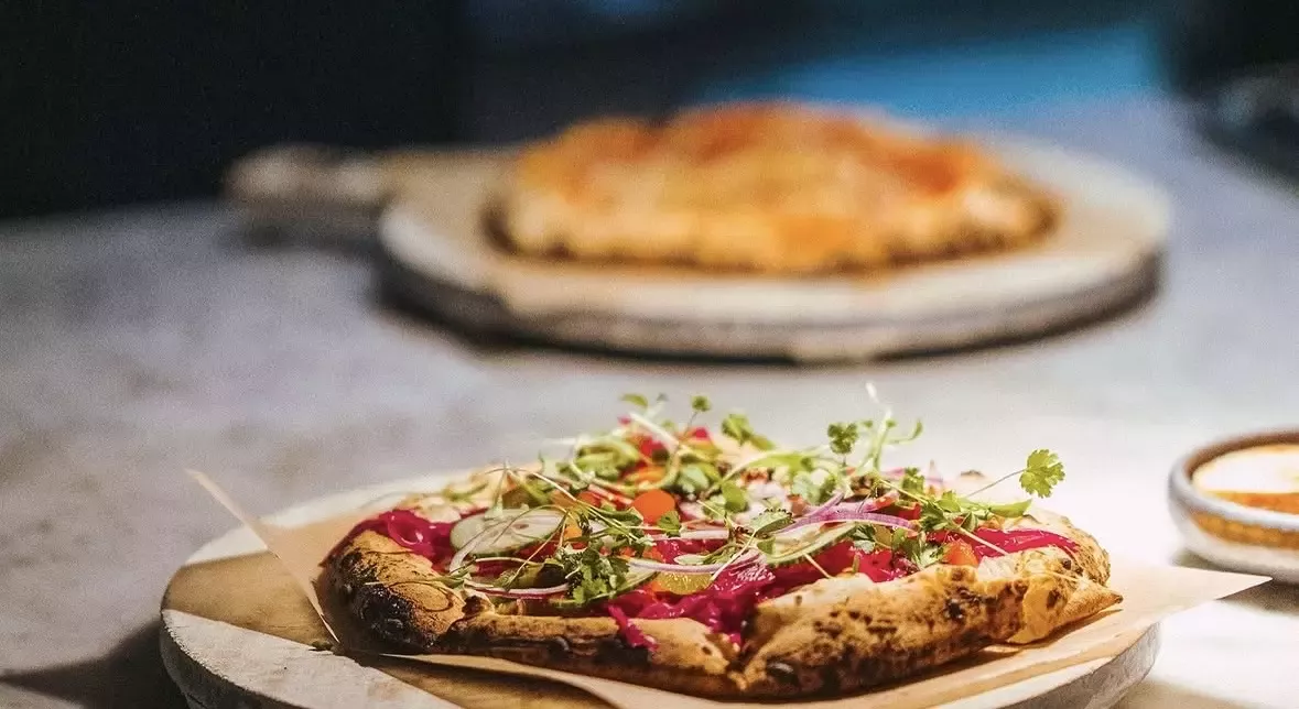 Incredible pizza in Estonia.