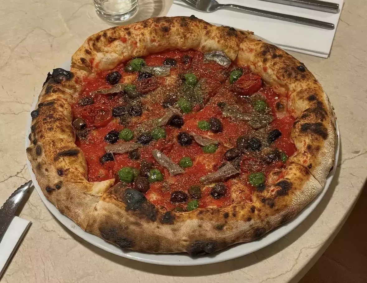 Premium pizza in London.