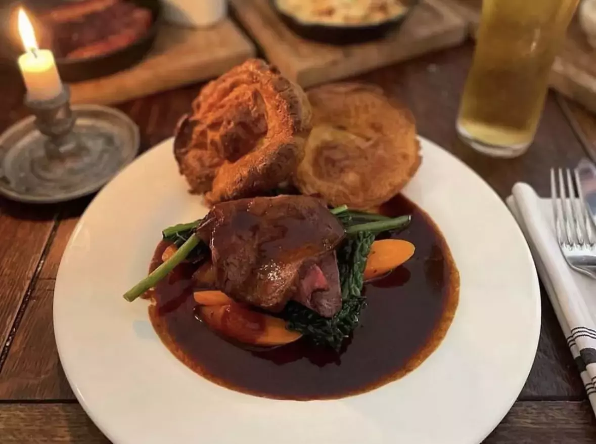 Sunday roasts at The Hawthorn are some of the best in the UK.