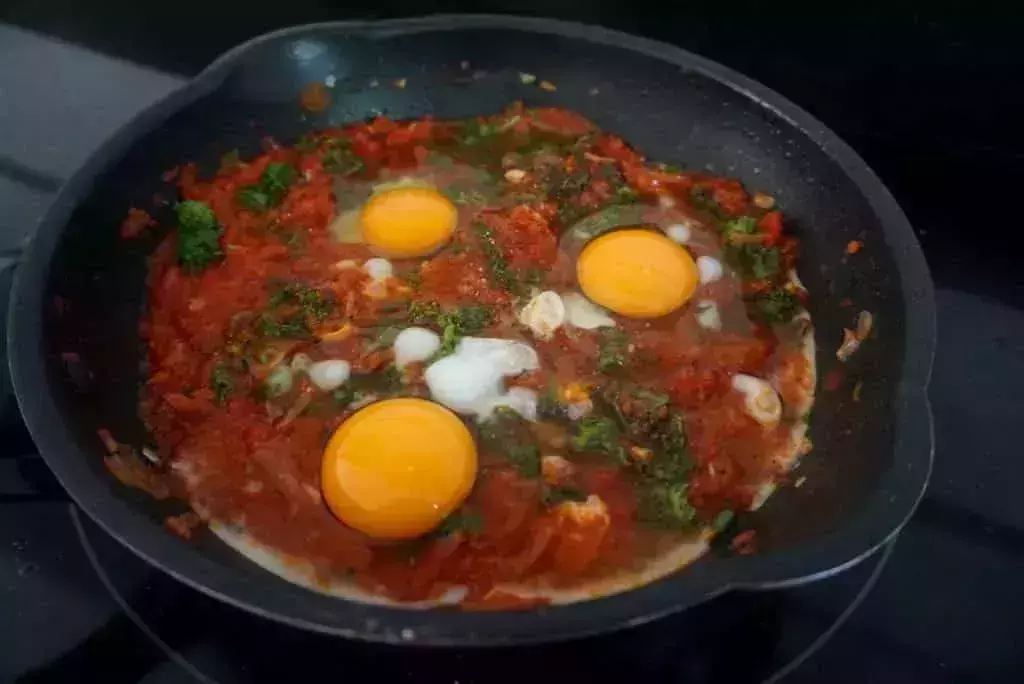 Cheat Shasouka Recipe tomatoes
