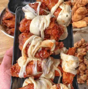 Daily Drool #22: Cheese-Wrapped Chicken Wings