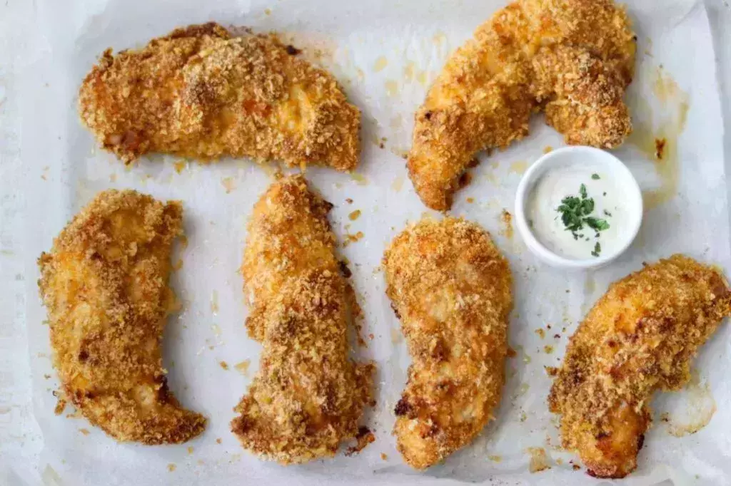 Chicken Goujons recipe crispy