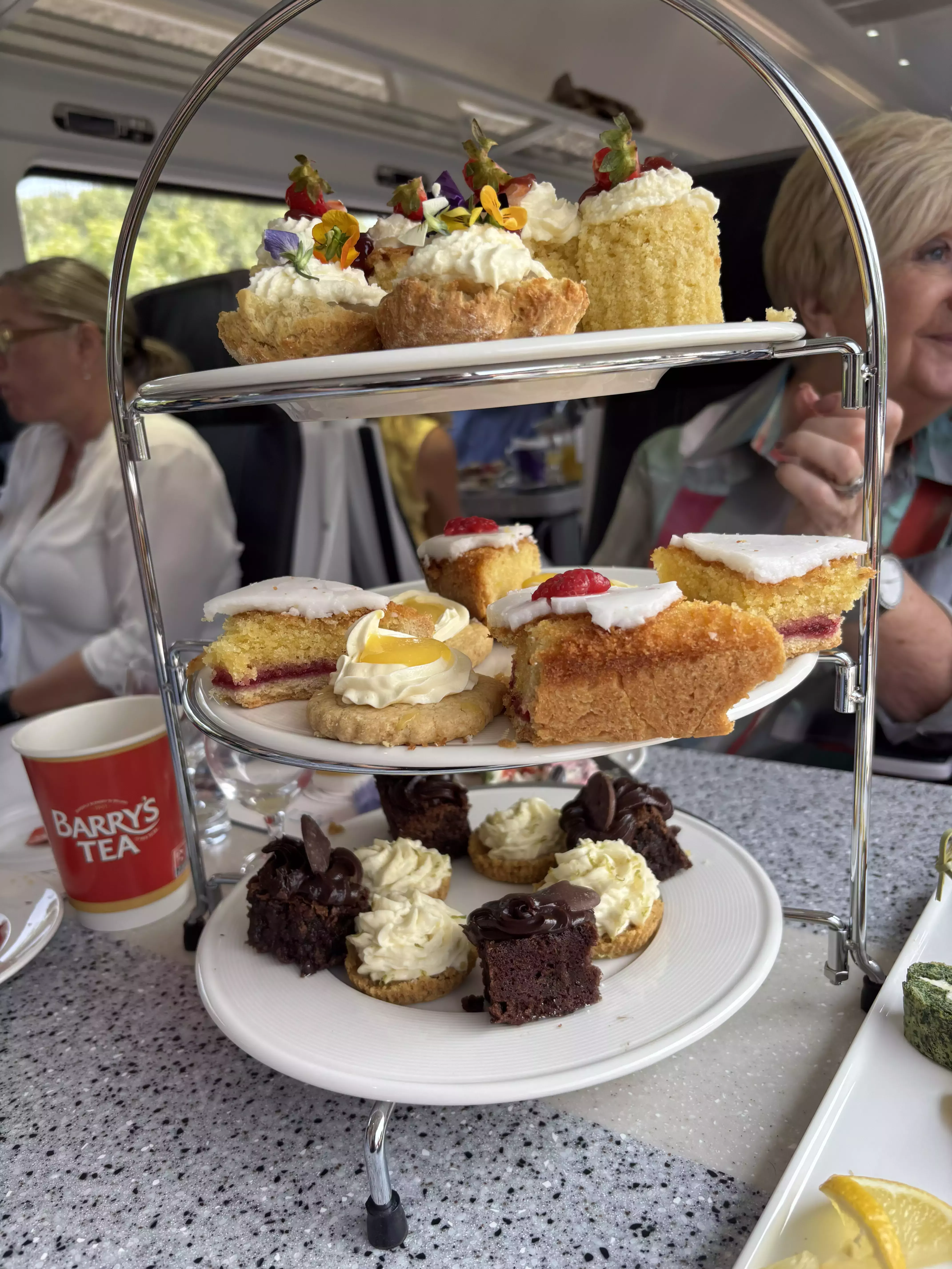 Afternoon tea on a train by FoodCloud - sustainable, resourceful and absolutely delicious