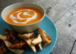 Easy Pantry Cooking: Tomato Soup With Zingy Chicken Strips