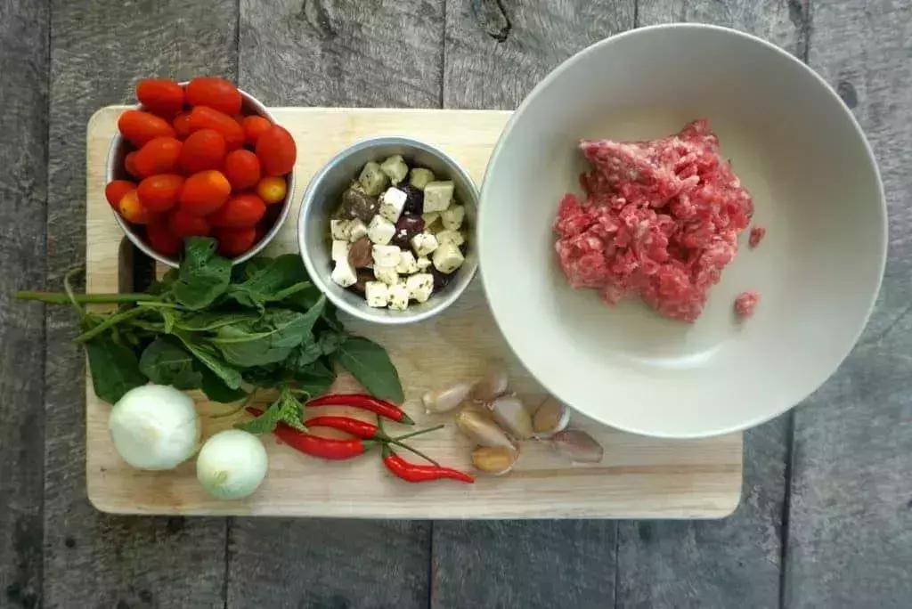 Greek Style stuffed Meatballs