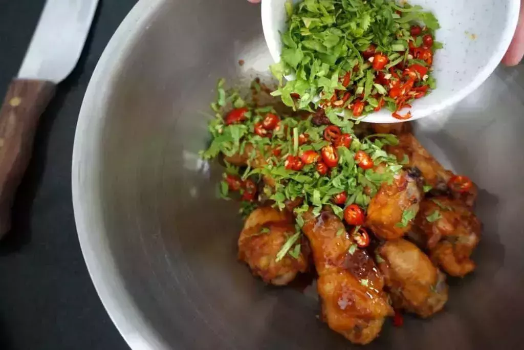 Hot Baked Chicken Wings recipe