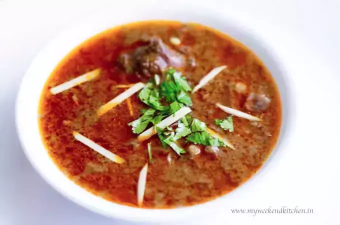 Mutton nihari recipe, nihari masala recipe