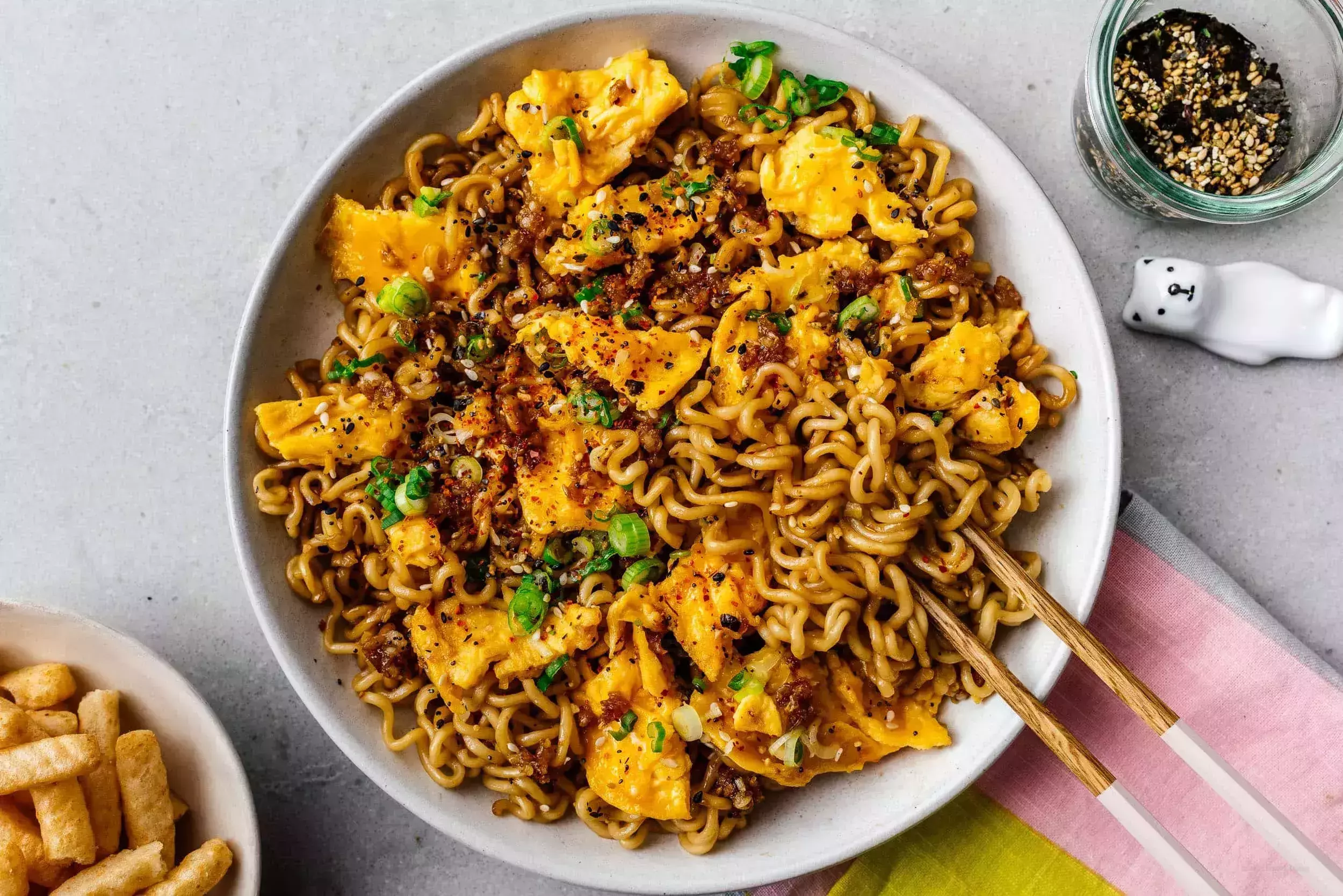 Packet Noodles Recipe shrimp