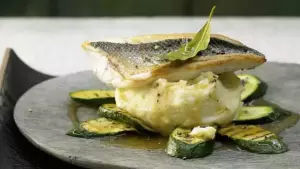 Panfried Sea Bass With Pineapple Salsa