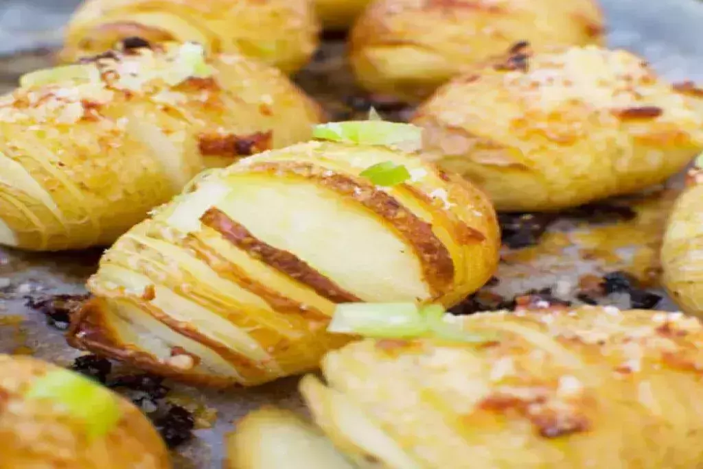 Parmesan Hasselback Potatoes