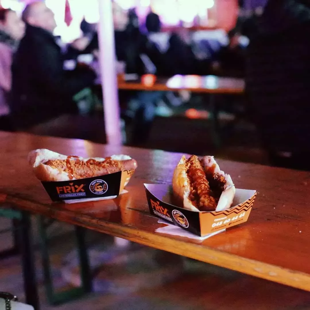 Frix hotdogs, a popular food dish served at Tirana Street Food Festival