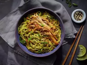 Cheat Salmon & Ginger Noodles