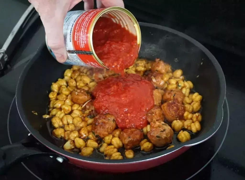 Sausage And Chickpea Stew recipe