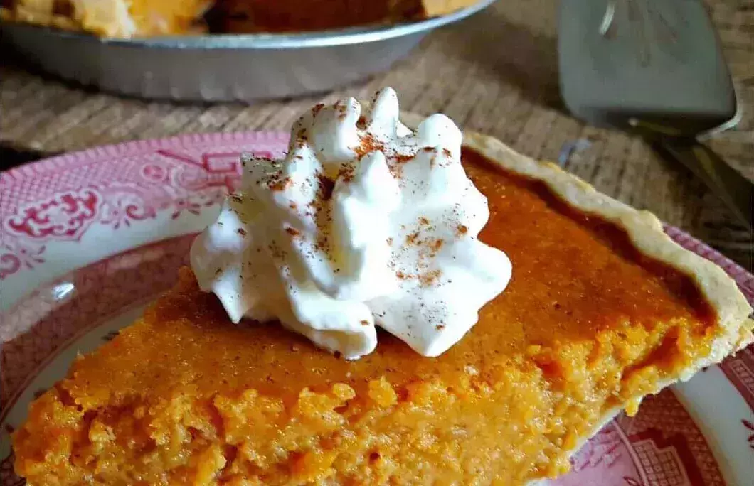 Old Fashioned Southern Sweet Potato Pie, a delicious soul food dessert perfect for holiday meals