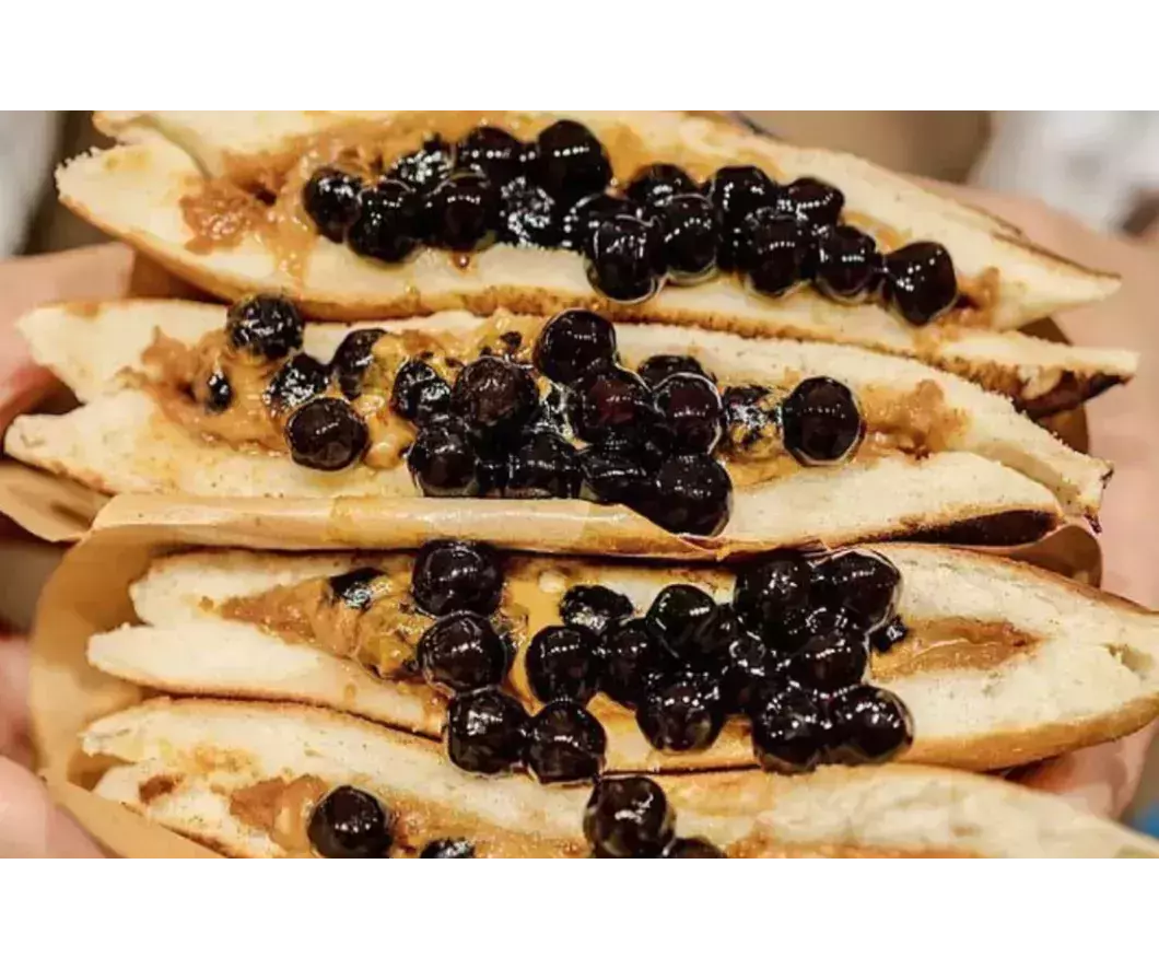 2. Boba Toast at TP Tea