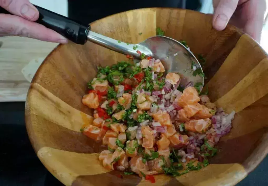 Tangy Salmon Ceviche