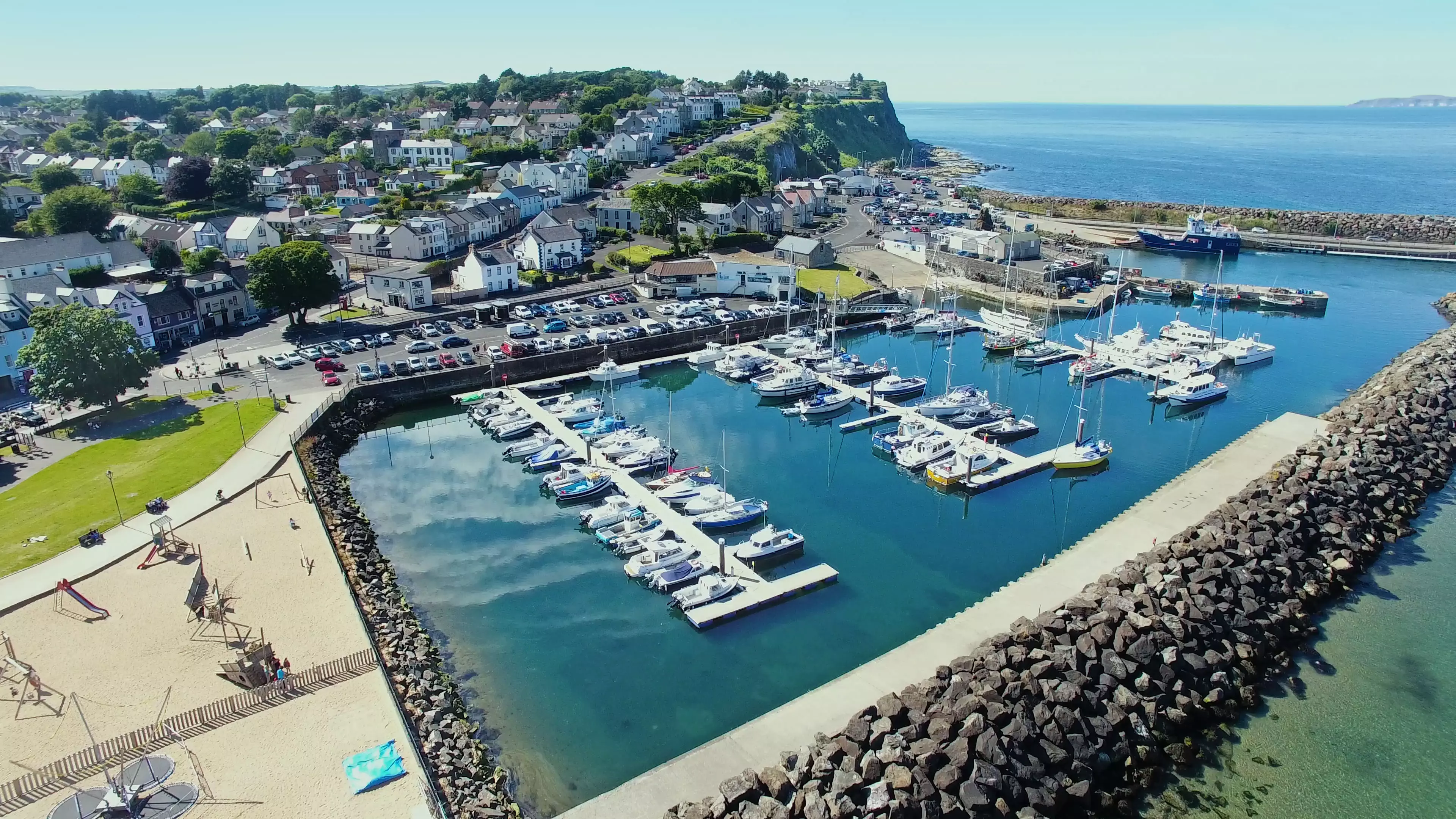 Enjoy stunning fish and chips by the coast in Ballycastle, County Antrim.