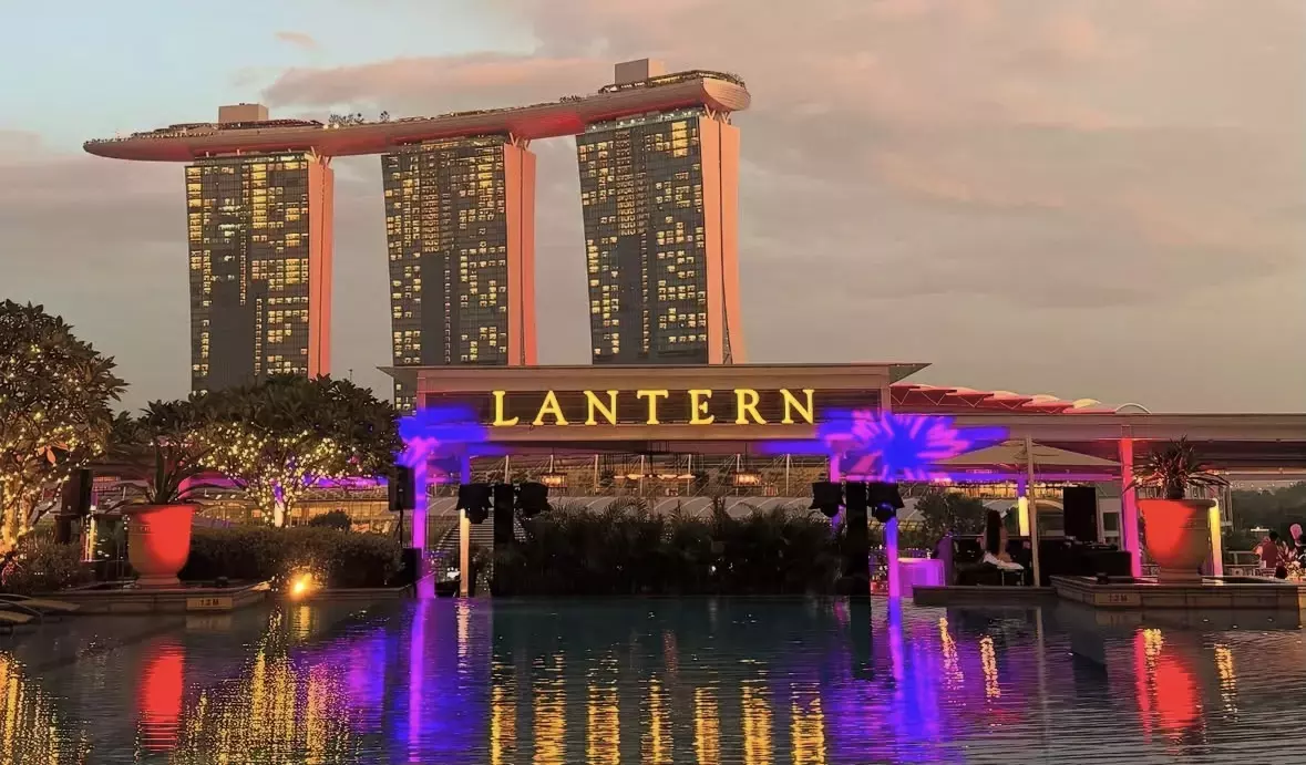 Incredible food, drinks and views at Lantern, Singapore.