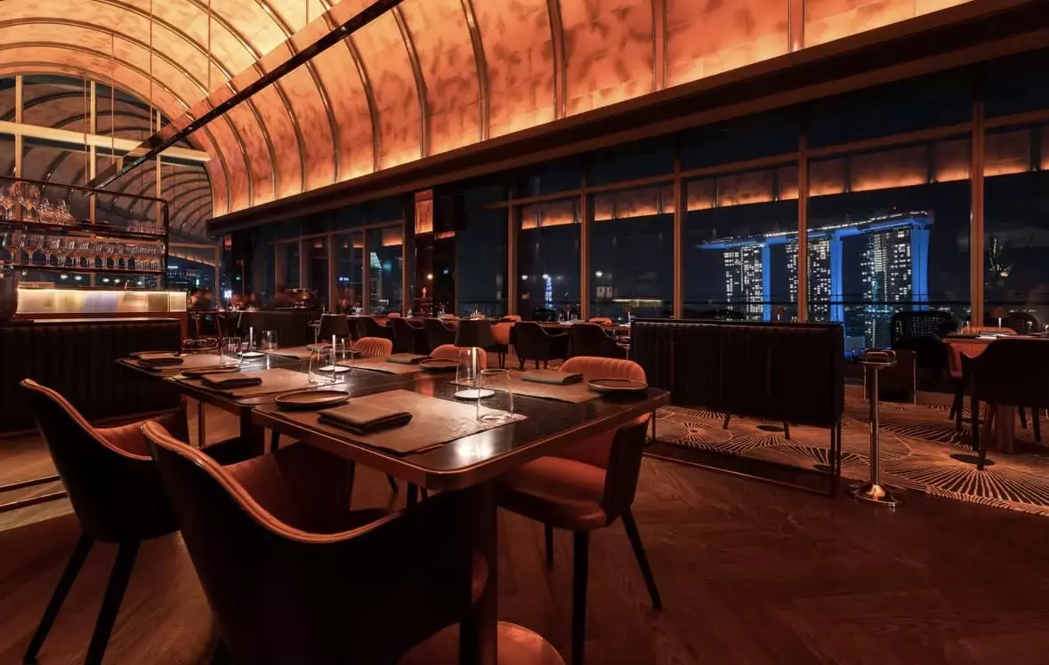 The view from VUE is one of the best in Singapore.