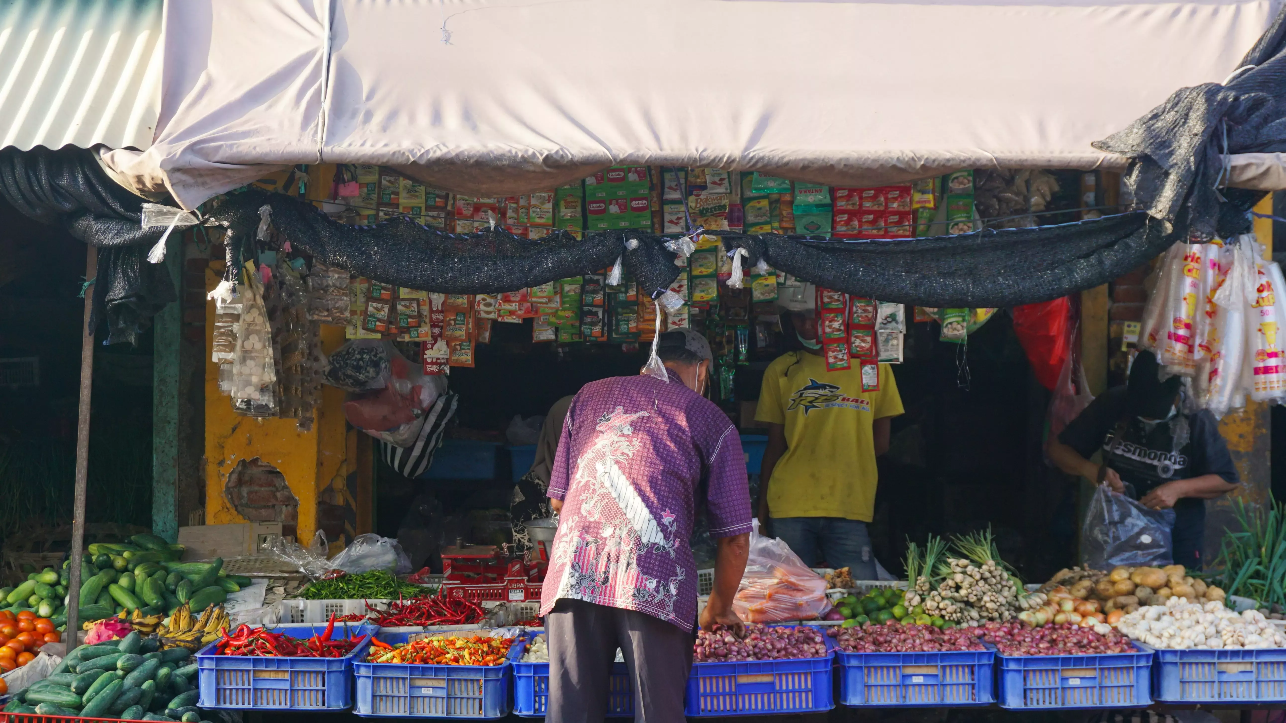 Plenty of fresh produce at Siem Reap Market, Cambodia.
