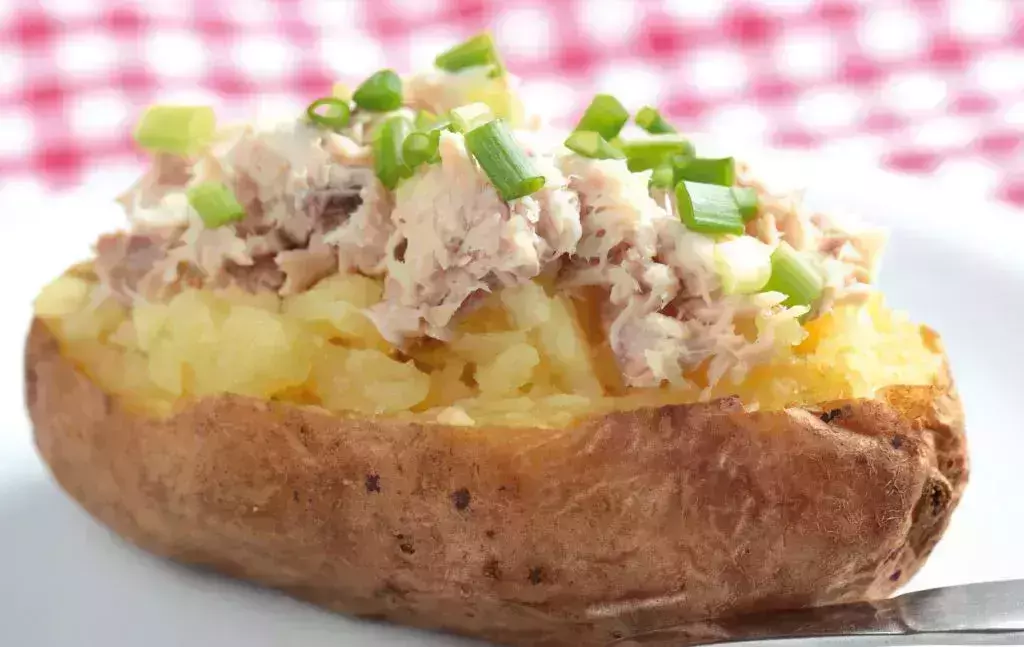 tinned tuna baked potato recipe