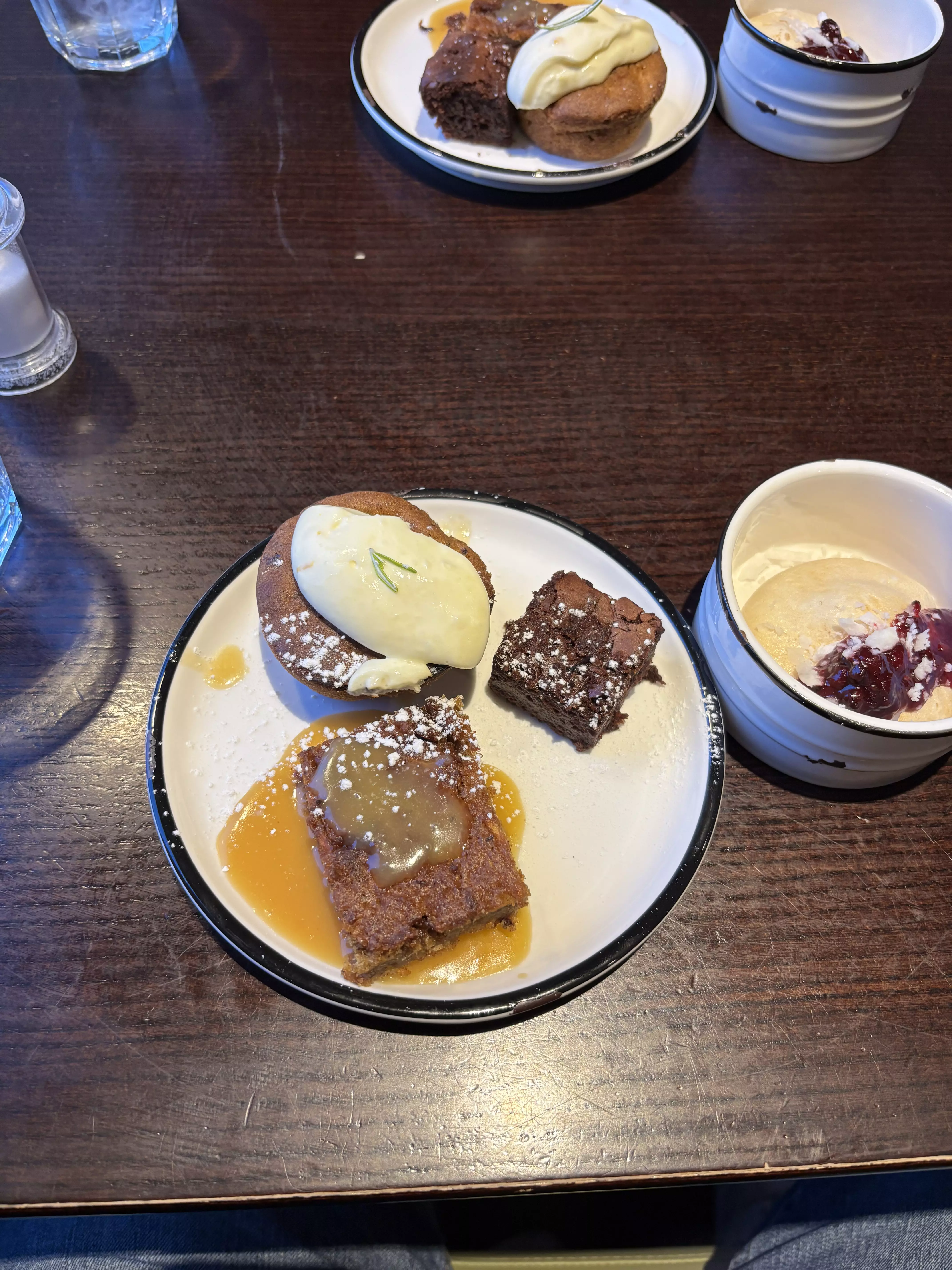 Sweet treats and rhubarb prossecco at Interlude 