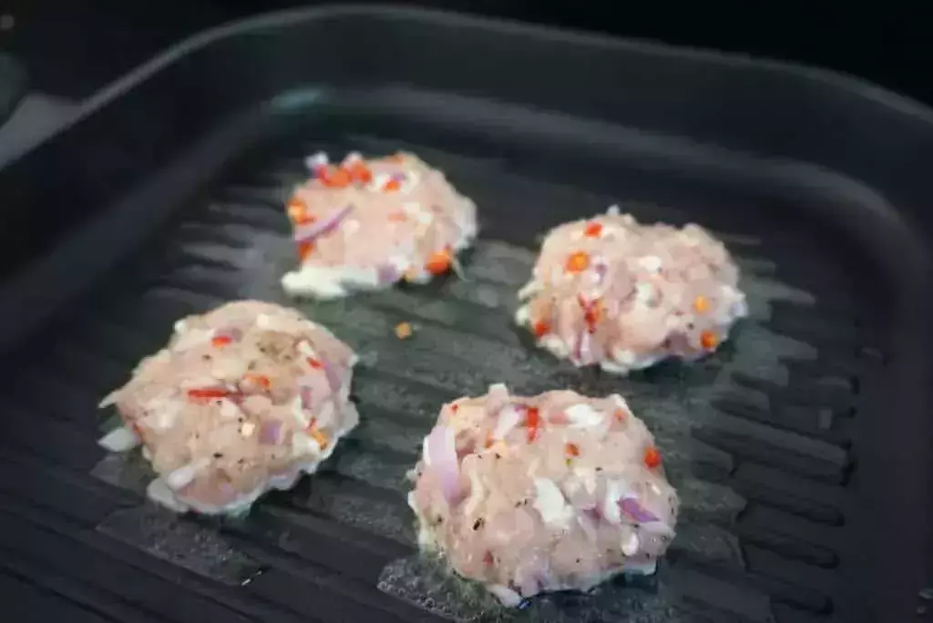 Coriander Zingy turkey burgers
