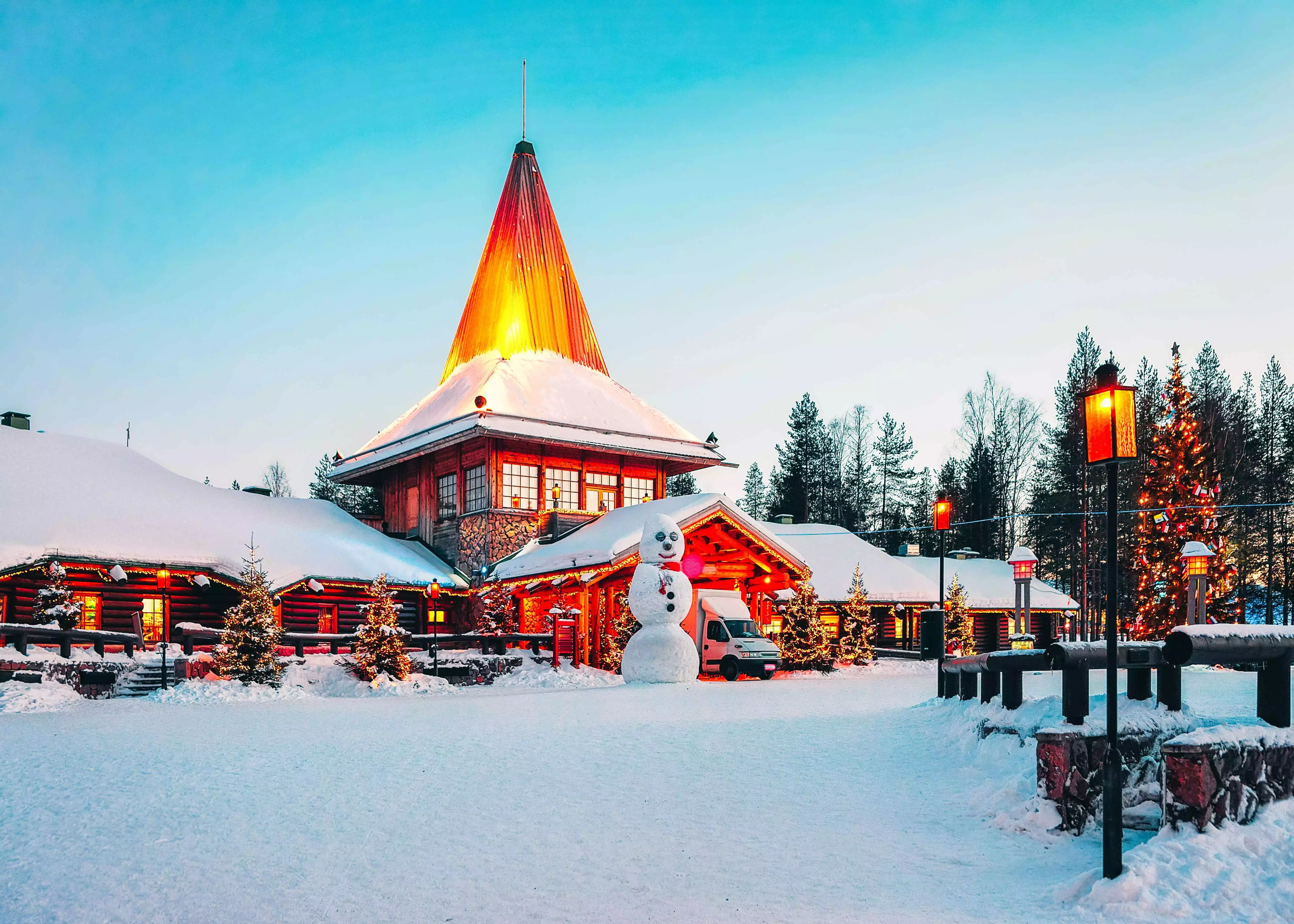 Shops at Santa&amp;amp;#039;s Village in Rovaniemi, Finland