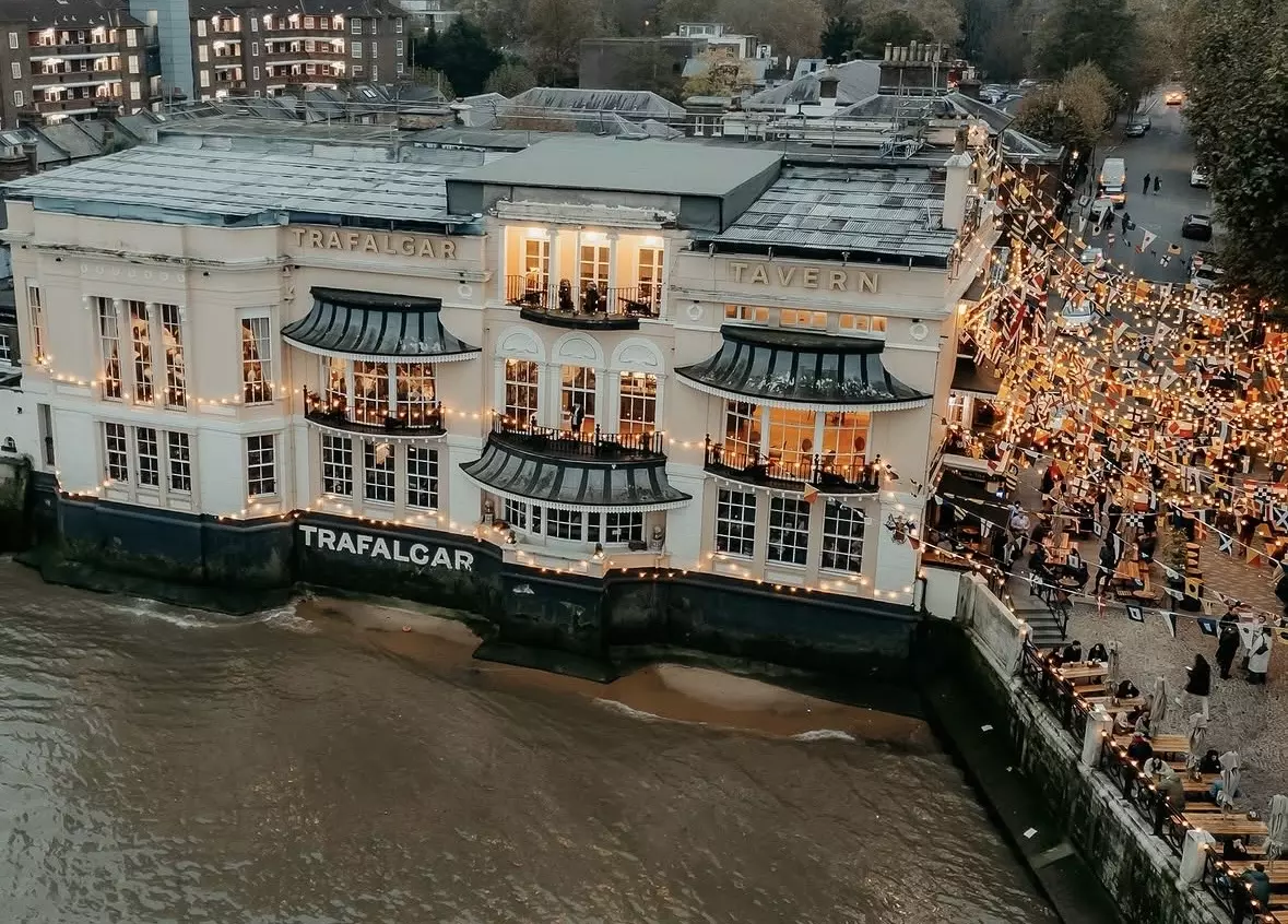 Trafalgar Tavern is one of Central London's best beer gardens.