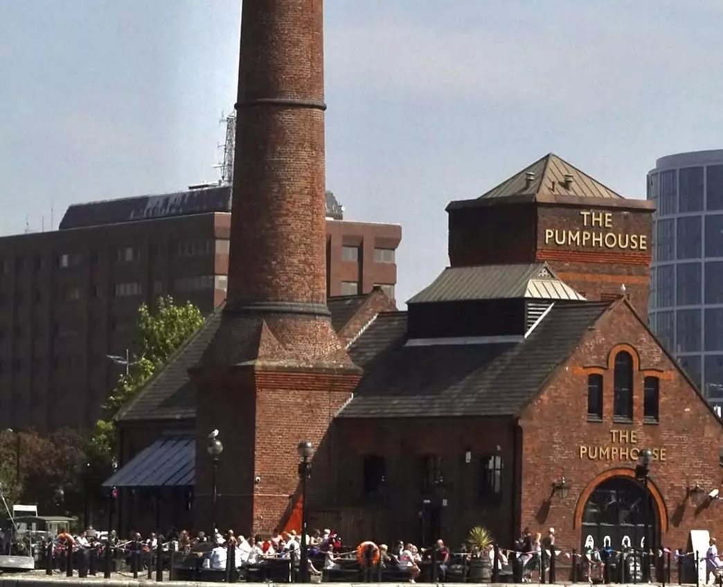 The Pump House is a historic and stunning beer garden in Liverpool.