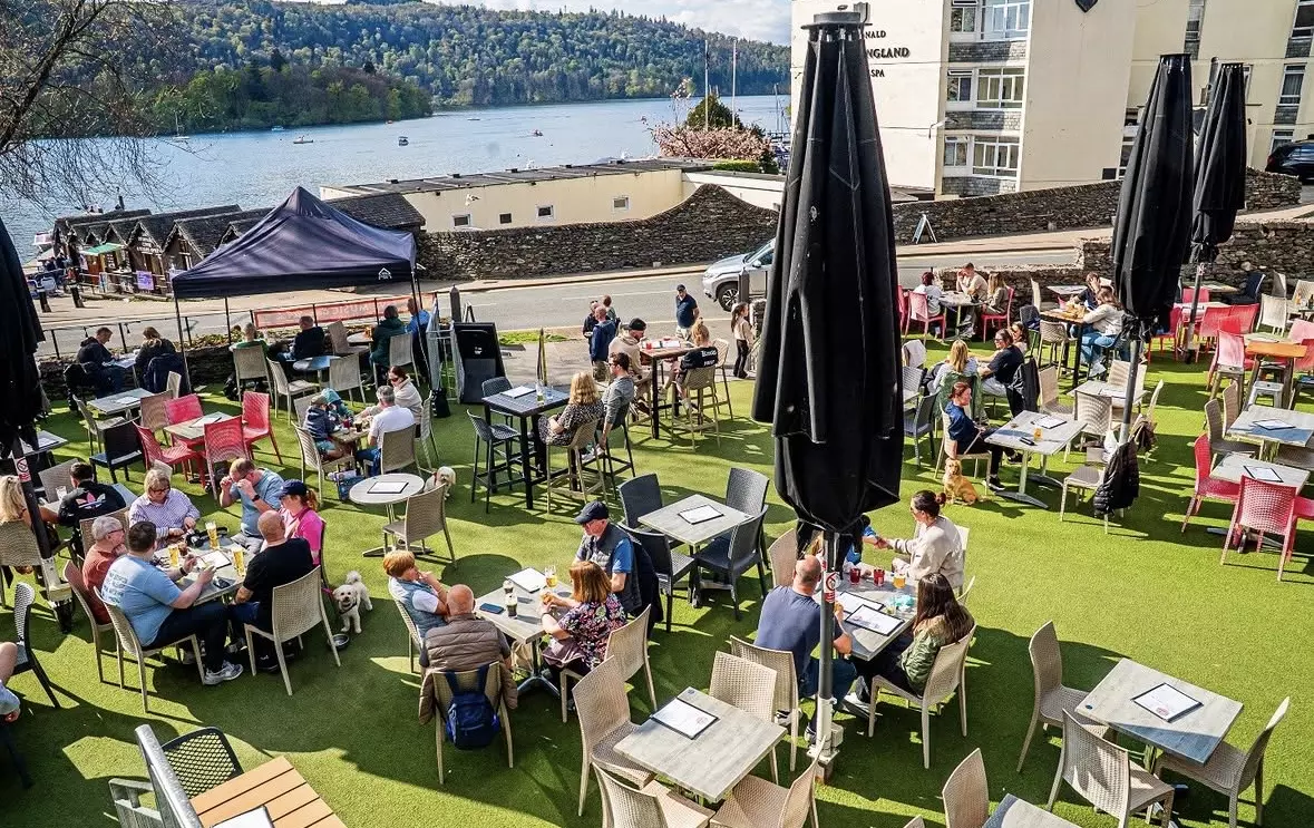 The best beer garden in the Lake District, and arguably in the UK.