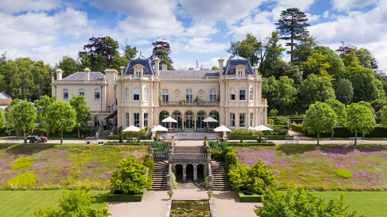The exterior of Beaverbrook, Surrey