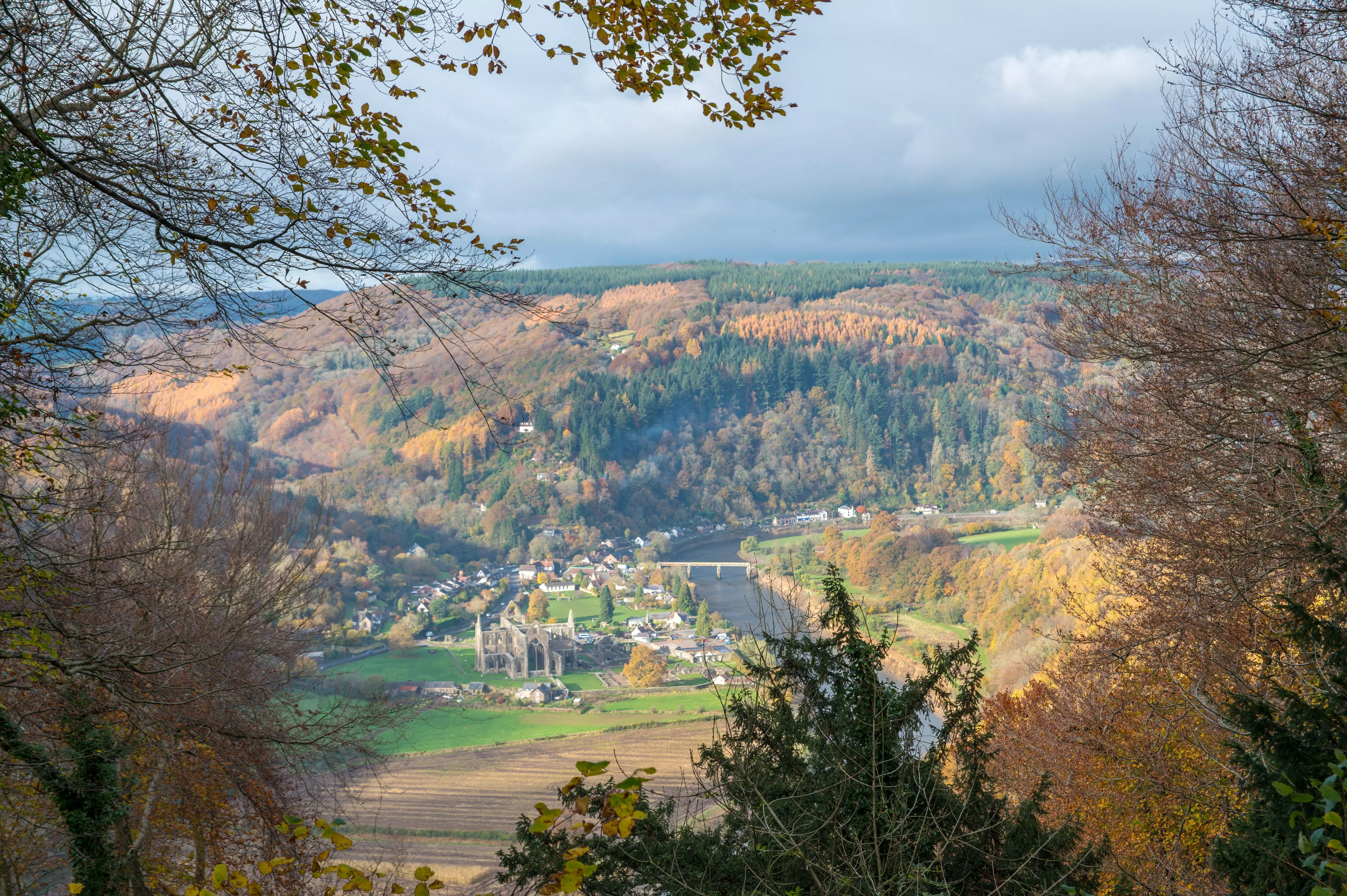 The Wye Valley straddles the England-Wales border, and is one of the UK's most beautiful destinations.